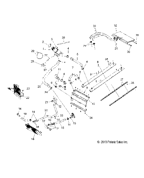 ENGINE, COOLING SYSTEM - S14BP8G/BV8G ALL OPTIONS (49SNOWCOOLING14800121)