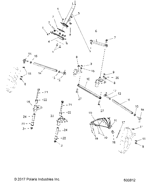 STEERING, LOWER - S19CFF5BSL/BEL (600812)
