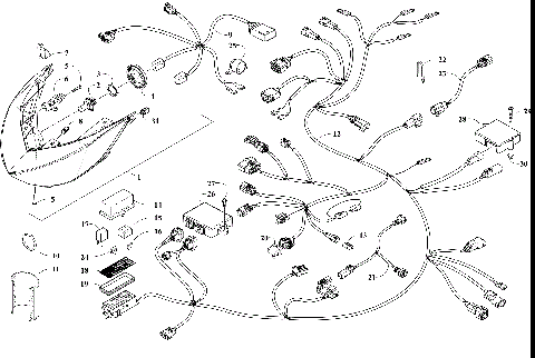 HEADLIGHT AND WIRING ASSEMBLIES [108200]