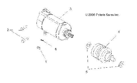 ENGINE, STARTING MOTOR - A07MH68AX/AY/AZ (49ATVSTARTER07700)