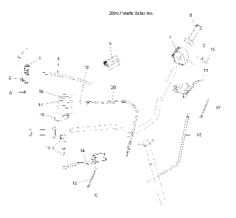STEERING, CONTROLS and INDICATOR - A09GP52AA (49ATVCONTROLS09OUT525)