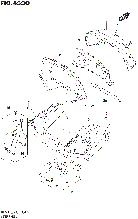 METER PANEL (AN650ZL6 E33)