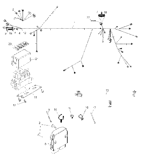ELECTRICAL, WIRE HARNESS, EPS - R11VH76/VY76 ALL OPTIONS (49RGRHARNESS11RZREPS)