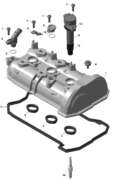 01- ROTAX - Valve Cover