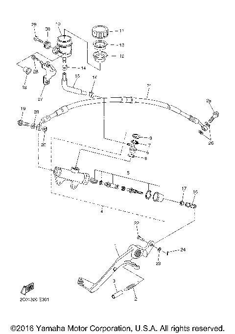 REAR MASTER CYLINDER