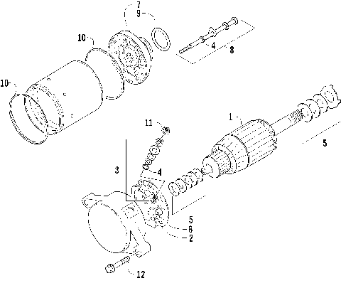 STARTER MOTOR ASSEMBLY [77830]