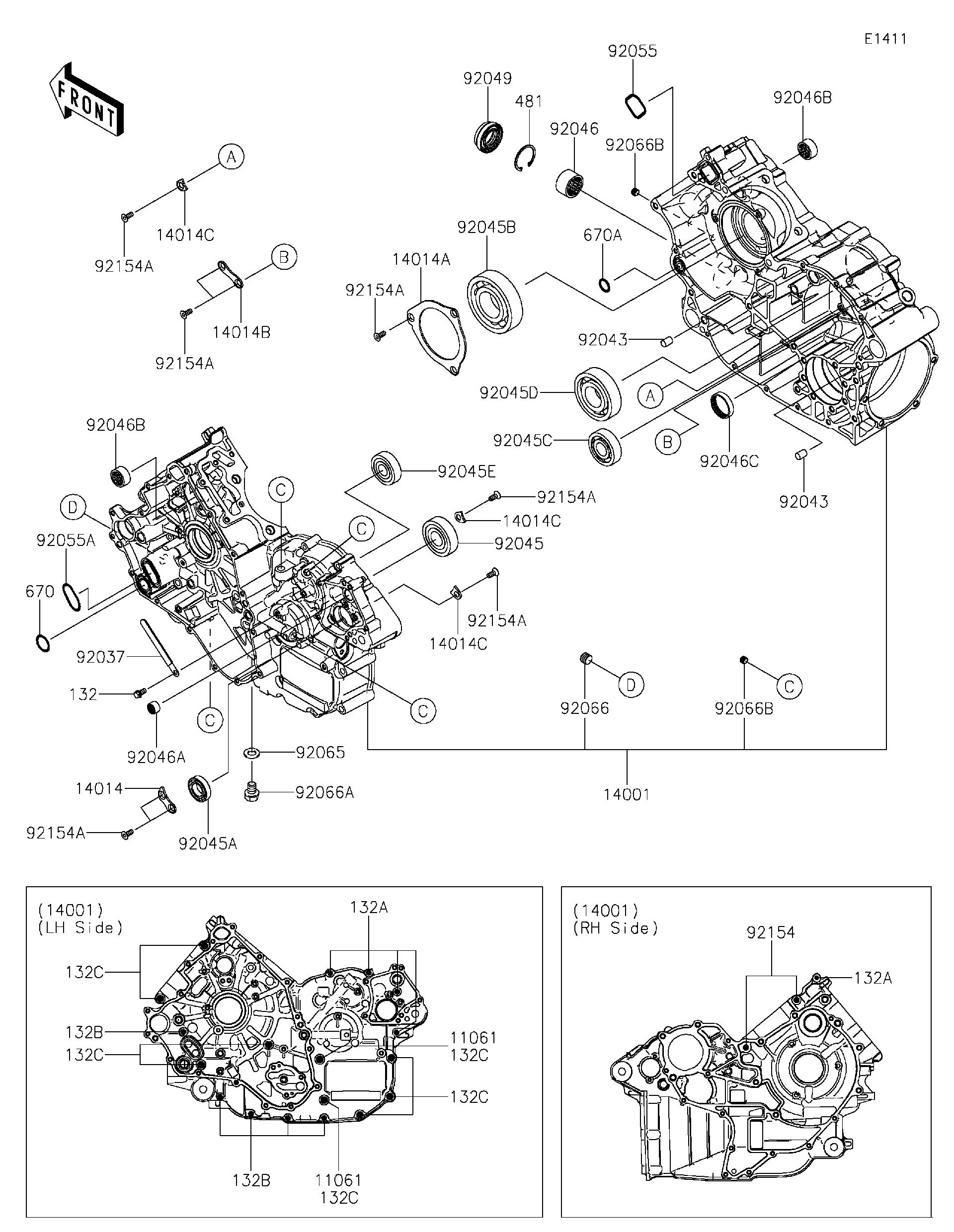 カズページ Kawasaki Engine Fx730v Coil Assembly Ignition 21171-0740 New