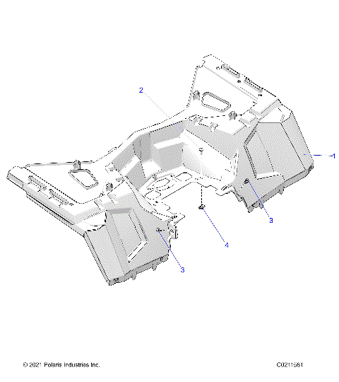 BODY, REAR CAB - A22SXA85A1/A6 (C0211581)