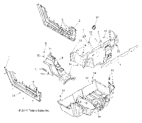 BODY, FLOOR and ROCKER PANELS - R12JT9EFX (49RGRFLOOR12RZRXP900)