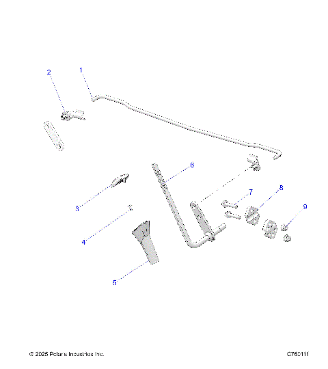 DRIVE TRAIN, GEAR SELECTOR - A26SED57C1 (C760111)