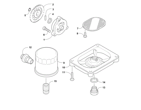 OIL FILTER/PUMP ASSEMBLY