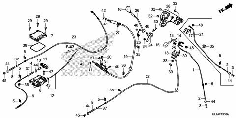 SHIFT LEVER@SELECT LEVER