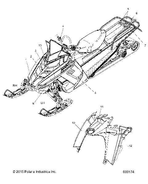 BODY, DECAL - S16CU5BSL/BEL (600174)