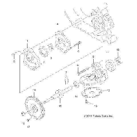 ENGINE, OIL PUMP - A12MB46FZ (49ATVOILPUMP12400)
