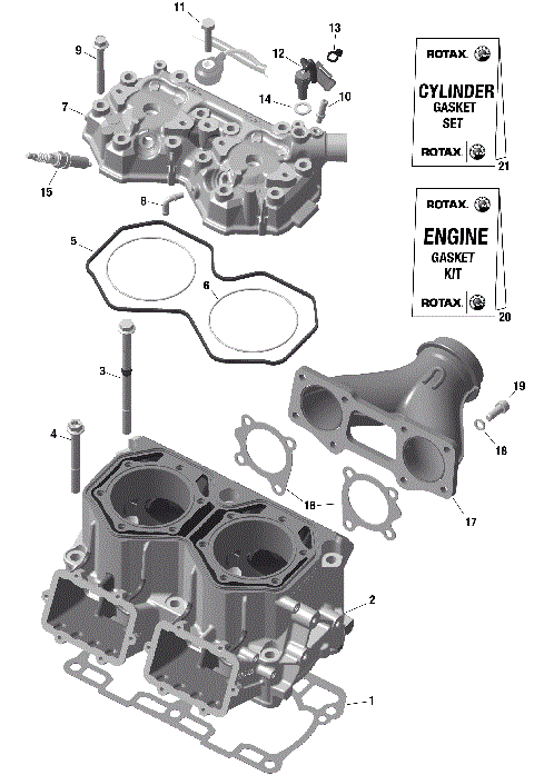 01- ROTAX - Cylinder