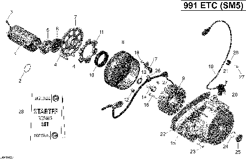 03- Magneto And Electric Starter 2-4_04R1532b