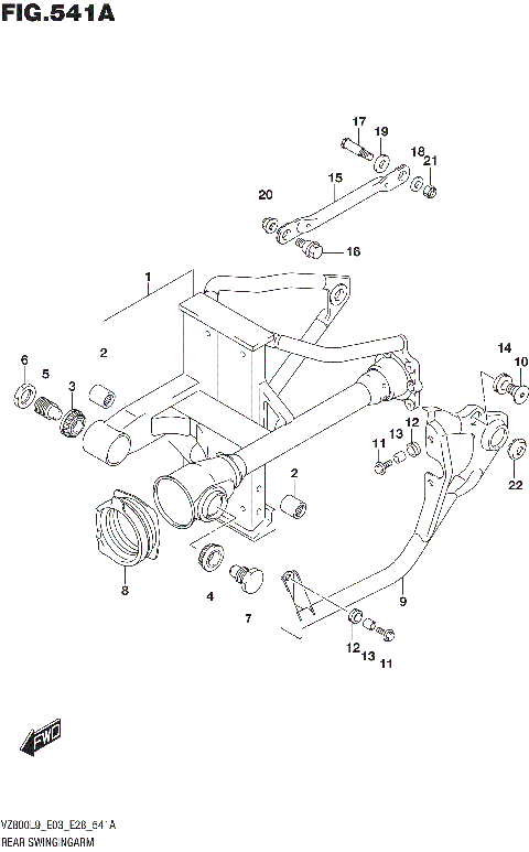 REAR SWINGINGARM