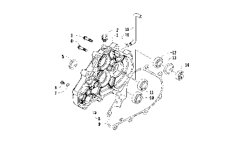 TRANSMISSION CASE ASSEMBLY [90412]