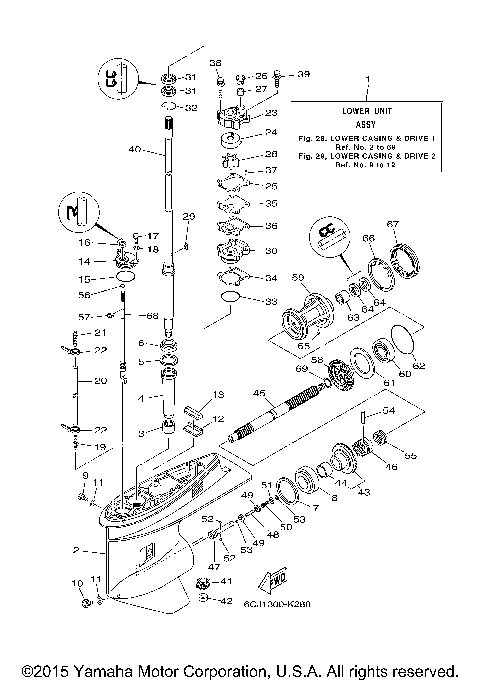 LOWER CASING DRIVE 1