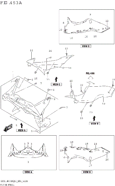 METER PANEL (GSX1300RRQ)