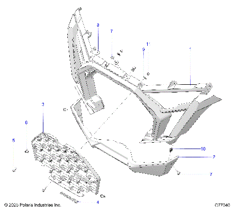 BODY, FRONT FASCIA - Z25RRL2KAL (C77040)