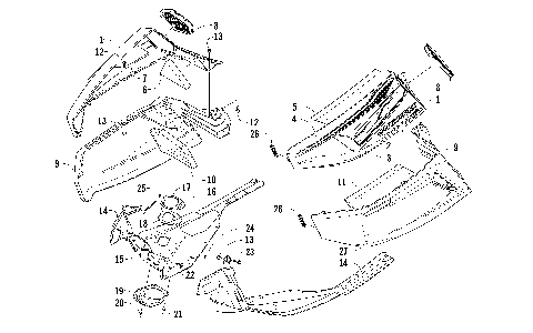 SKID PLATE AND SIDE PANEL ASSEMBLY [85514]