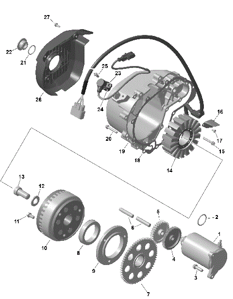 01- ROTAX - Magneto and Electric Starter
