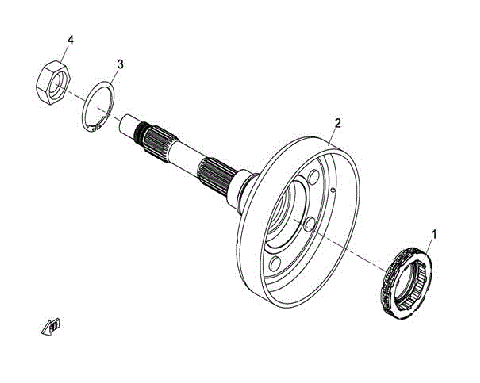 WET CLUTCH HOUSING ASSY