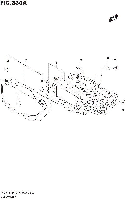SPEEDOMETER (GSX-S1000FAL8 E28)