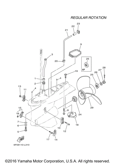 LOWER CASING DRIVE 2