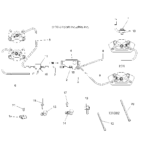 BRAKES, BRAKE LINES AND MASTER CYLINDER - A17DAA57F5 (101082)