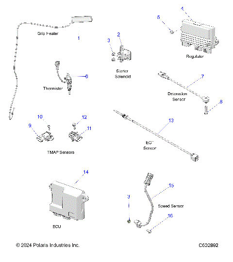 ELECTRICAL, COMPONENTS - S25FG8MS/8ME (C602892)