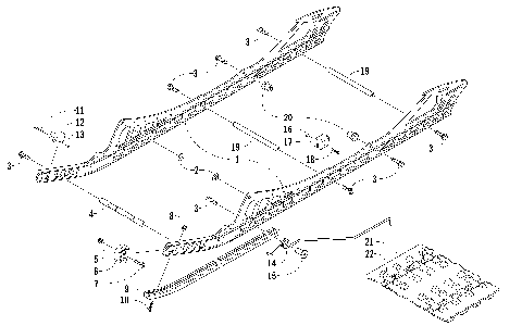 SLIDE RAIL AND TRACK ASSEMBLY [98934]