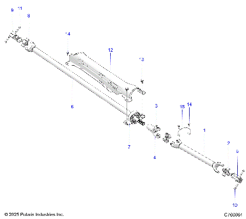DRIVE TRAIN, PROP SHAFT - Z26NMX99A4/A6 (C760064)