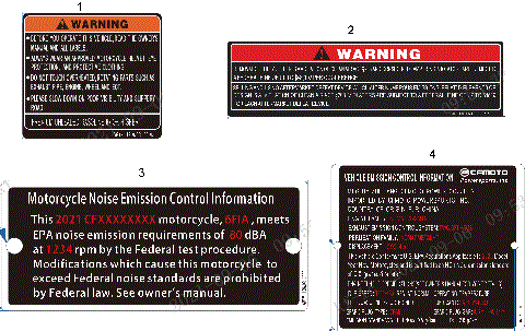 WARNING DECAL