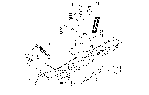 SKI AND SPINDLE ASSEMBLY [86085]