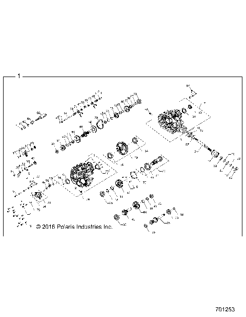 DRIVE TRAIN, MAIN GEARCASE - Z19VHA57B2 (701253)