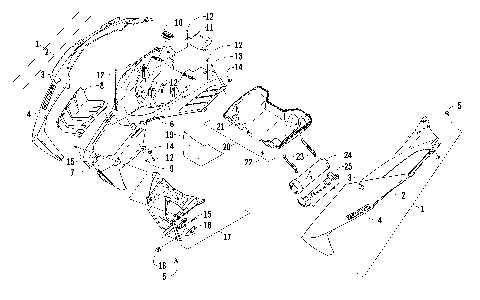 HOOD AND AIR INTAKE ASSEMBLY [95680]