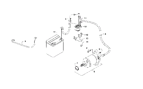 BATTERY AND STARTER ASSEMBLY [301450]
