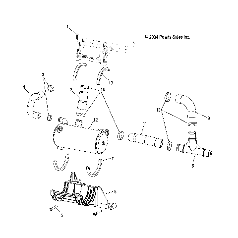 WATER/HEAT EXHANGER - W045304CA/IA/CB/IB/CC/IC (4990559055D05)