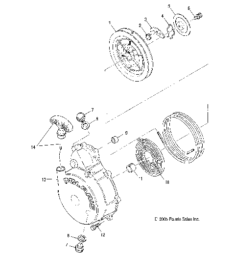 ENGINE, RECOIL STARTER - A07MH46AA/AZ (4999200059920005D14)