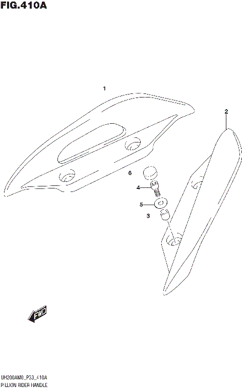 PILLION RIDER HANDLE