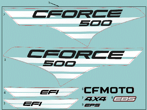 DECAL KIT (NA, MANGO ORANGE)