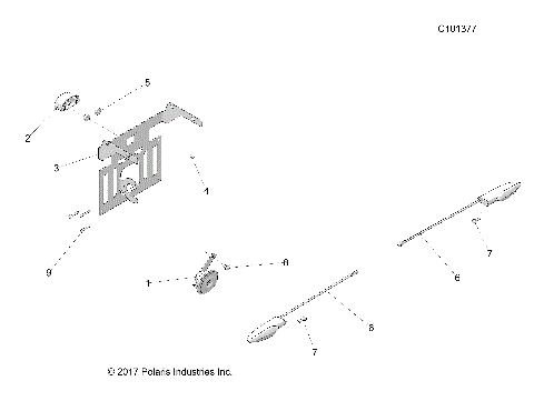 ELECTRICAL, HORN and LICENSE PLATE LIGHT - A18SEA57F1/SEE57F1/7 [C101377]