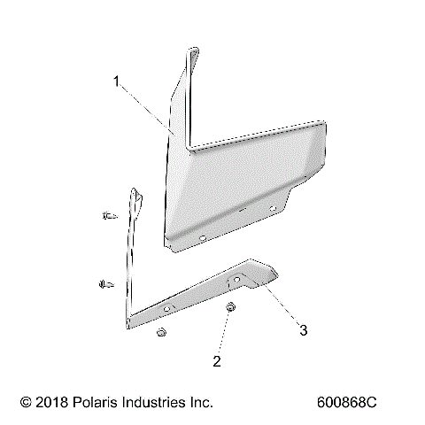 BODY, WINDSHIELD - S19EFK6PSA/PSL/PEB (600868C)