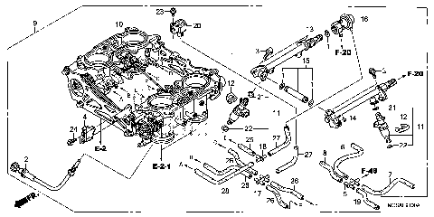 THROTTLE BODY (ASSY.)