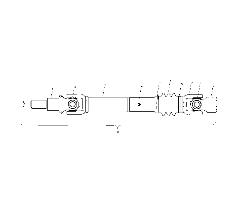 MID DRIVESHAFT (6X6) - A11RF50AA (4981798179B09)