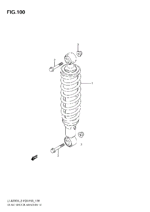 REAR SHOCK ABSORBER