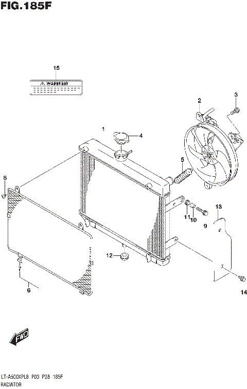 RADIATOR (LT-A500XPBL8 P33)