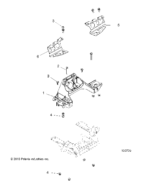 CHASSIS, BULKHEAD and FRONT CAB SUPPORT - A17SXA85A1/A7/SXE85AB/AM/AS/A9 (100739)